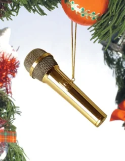 Gold Brass Microphone