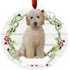 Goldendoodle Full Body Wreath Ornament