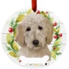 Goldendoodle Wreath Ornament