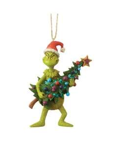 Grinch Stealing Tree Ornament
