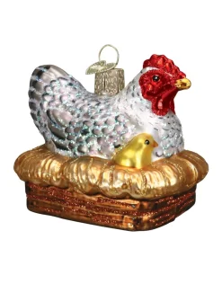 Hen On Nest Ornament