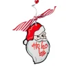 Hohoho Santa Flat Ornament