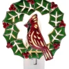 Holiday Wreath With Cardinal Night Light