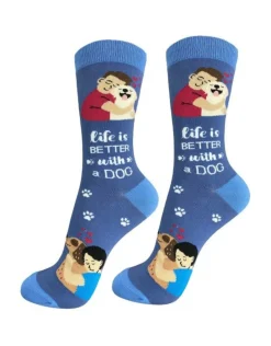 I Love My Dog Socks
