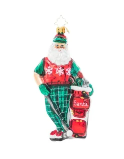 Jolly Golfer Santa