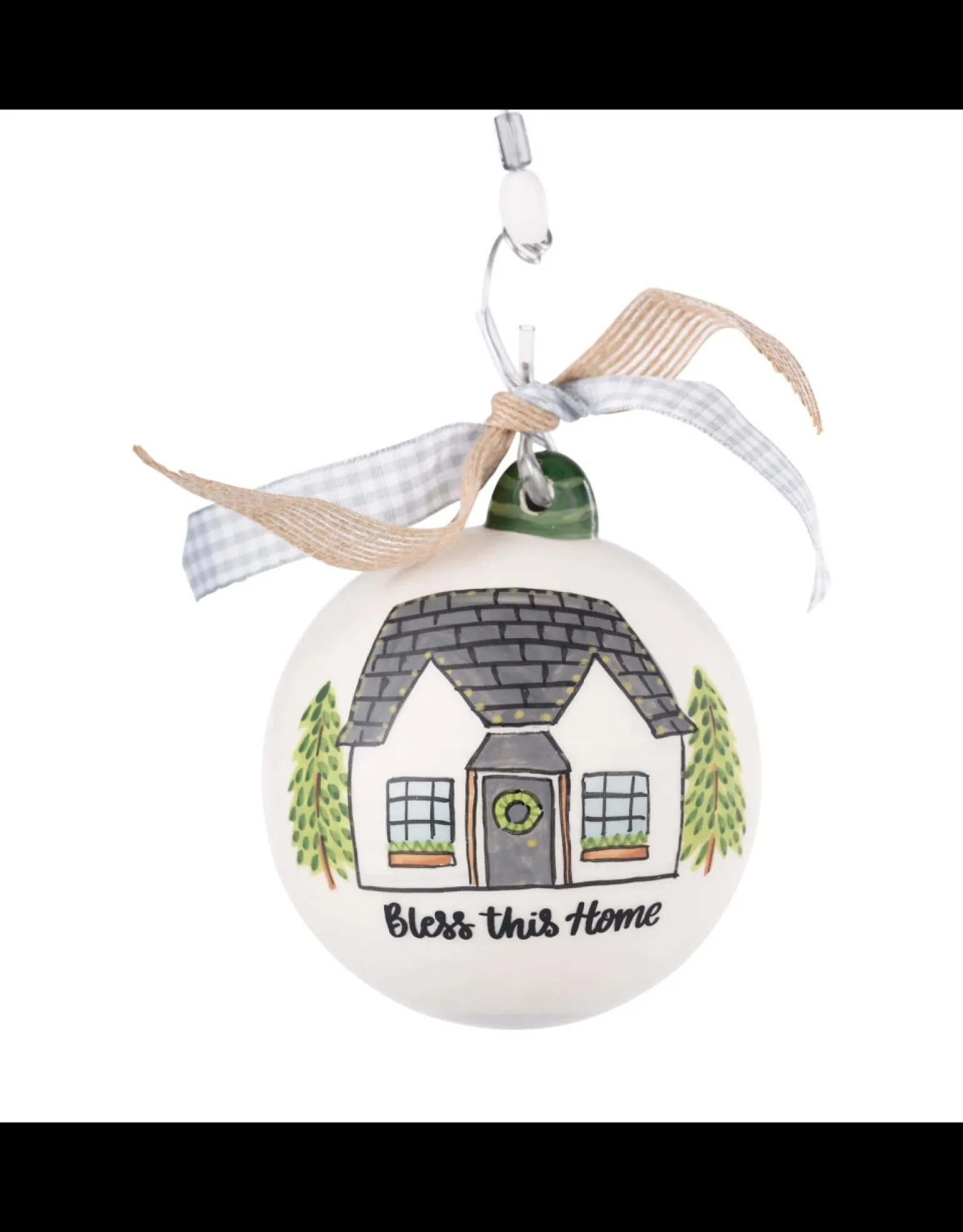 Key Bless This Home Ball Ornament