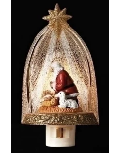 Kneeling Santa Night Light