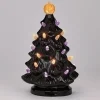 Led Halloween Black Ceramic Tree