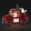 Led Shimmer Truck With Gnomes & Tree