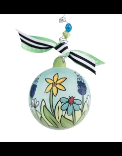 Live Life In Full Bloom Ball Ornament