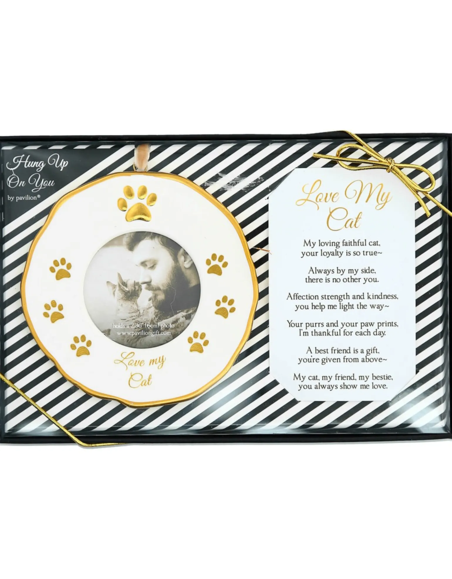 Love My Cat Photo Frame Ornament