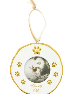 Love My Cat Photo Frame Ornament