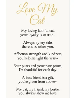 Love My Cat Photo Frame Ornament