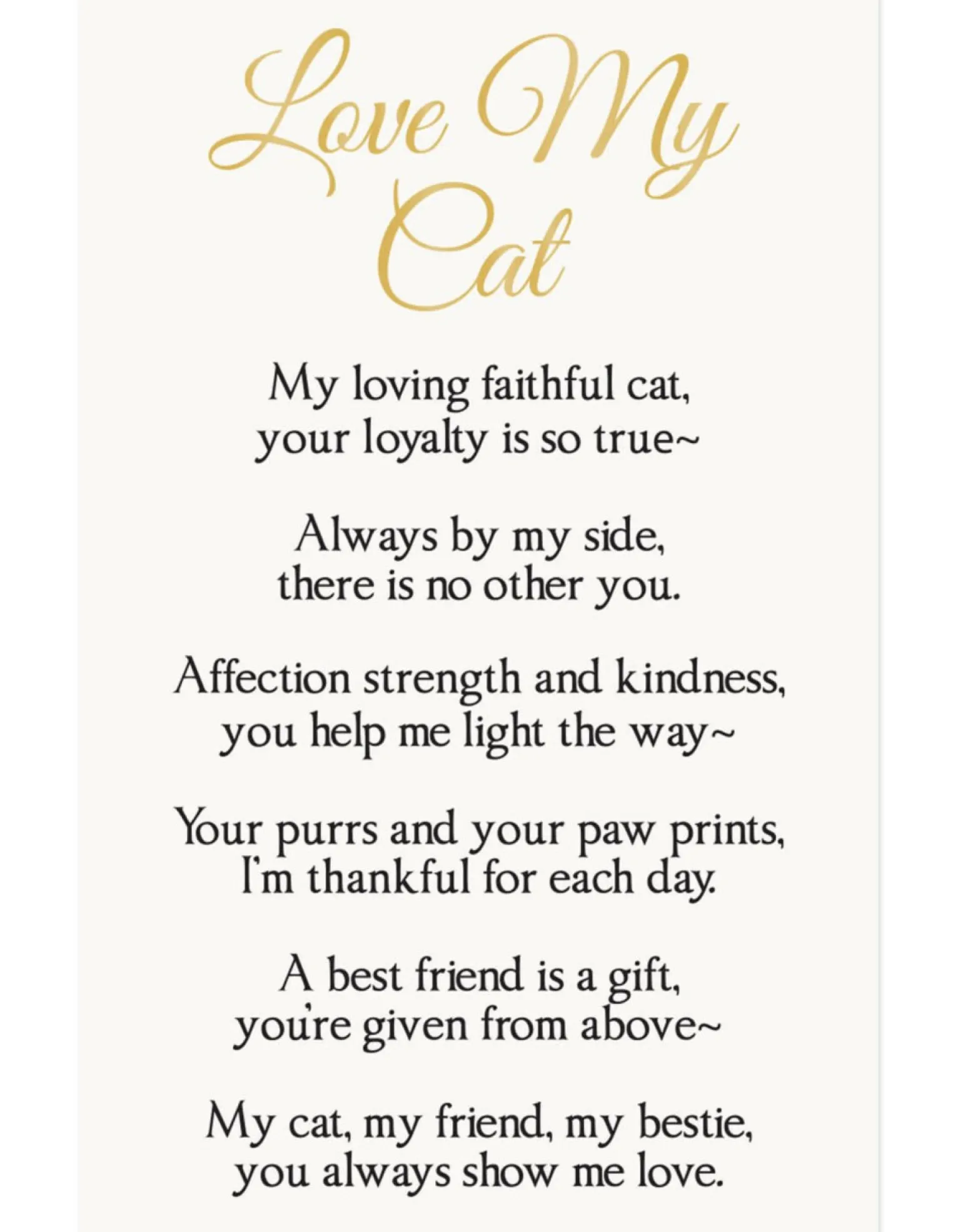 Love My Cat Photo Frame Ornament