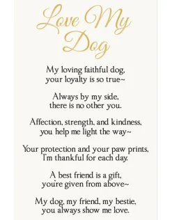 Love My Dog Photo Frame Ornament