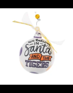 Lsu We Believe Ball Ornament