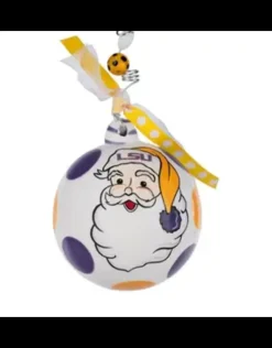 Lsu We Believe Ball Ornament