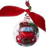 Merry Christmas Y'All Red Truck Ball Ornament