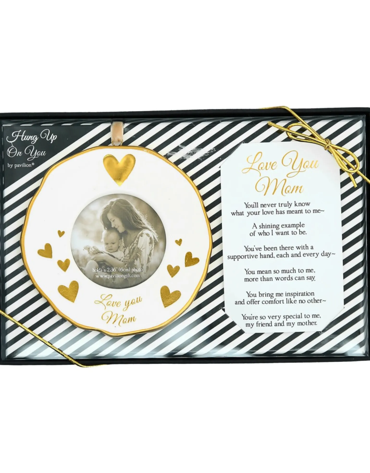 Mom Photo Frame Ornament 4"