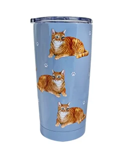 Orange Tabby Cat Tumbler