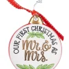 Our First Christmas As Mr. & Mrs. Ornament