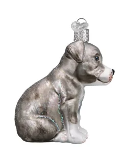 Pitbull Pup Ornament