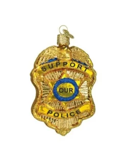 Police Badge Ornament