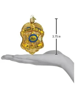 Police Badge Ornament