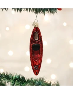 Red Kayak Ornament