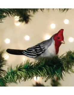 Red-Crested Cardinal Clip Ornament