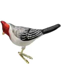 Red-Crested Cardinal Clip Ornament