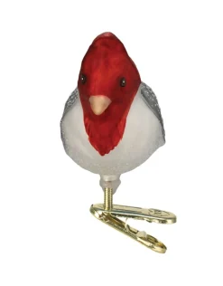 Red-Crested Cardinal Clip Ornament