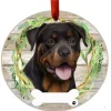 Rottweiler Wreath Ornament