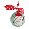 Santa Lights Ball Ornament