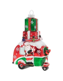 Santa's Camper Ornament