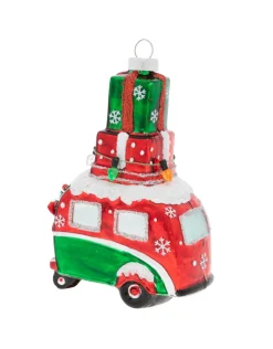 Santa's Camper Ornament