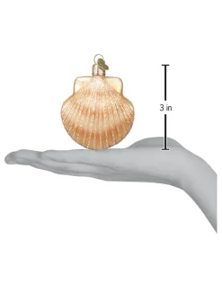 Scallop Clam Shell Ornament
