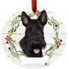 Scottish Terrier Wreath Ornament