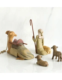 Shepherd & Stable Animals (4Pc)