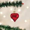 Shiny Red Heart Ornament