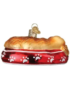 Sleepy Golden Retriever Ornament