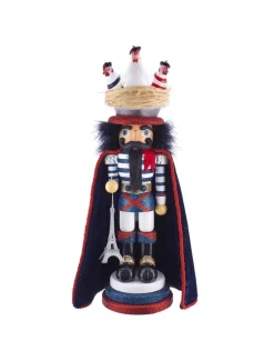 Three French Hens Nutcracker