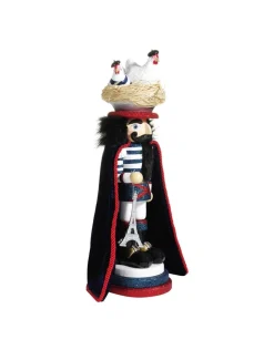 Three French Hens Nutcracker
