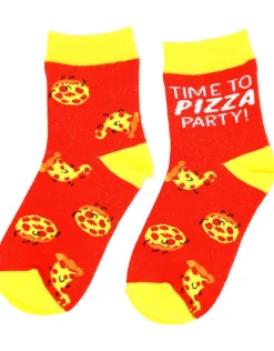 Time To Pizza Party! Youth Socks