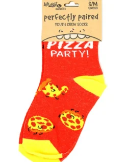 Time To Pizza Party! Youth Socks