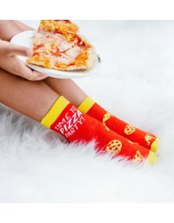 Time To Pizza Party! Youth Socks