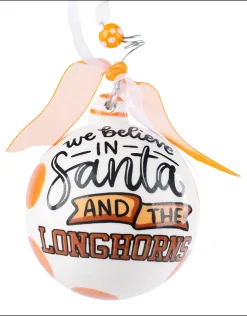 University Of Tx We Believe Ball Ornament
