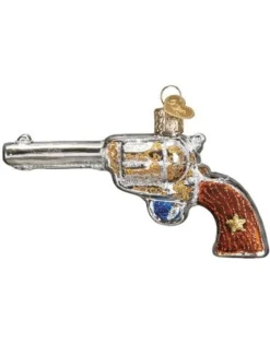 Western Revolver Ornament