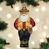 Western Santa Ornament