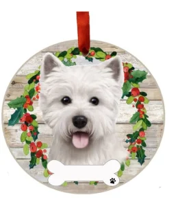 Westie Wreath Ornament